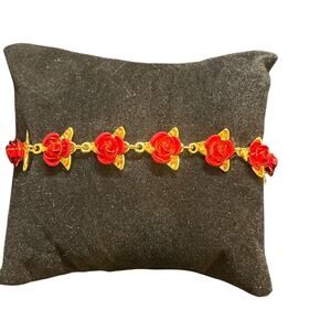 Danbury Mint A Dozen Roses Vintage Bracelet. Vintage